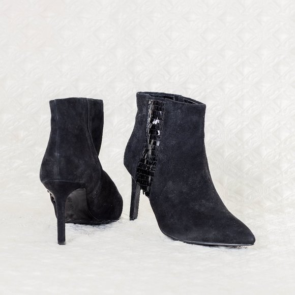 NWOT Nine West Suede and sequin booties - 10M - Picture 4 of 6